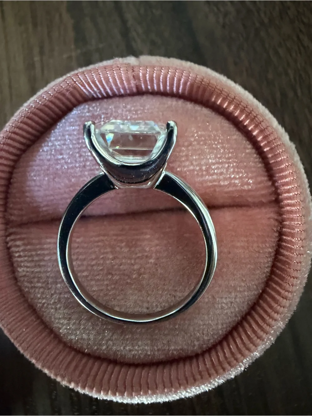 Moissanite ring set